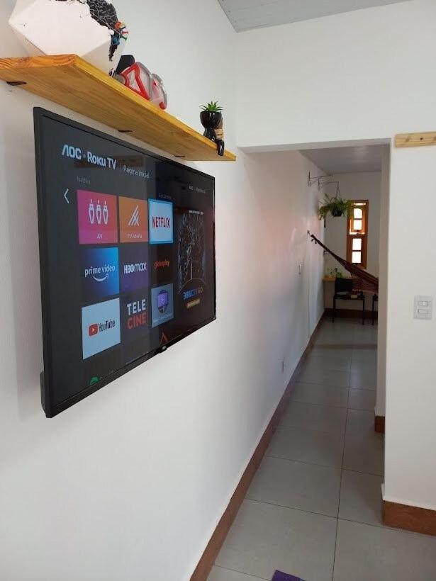 Casinha Aconchegante No Centro De Bonito I Tv, Ar-Condicionado, Bicicletas, Rede, Cozinha E Wi-Fi 20Mb Villa Eksteriør bilde